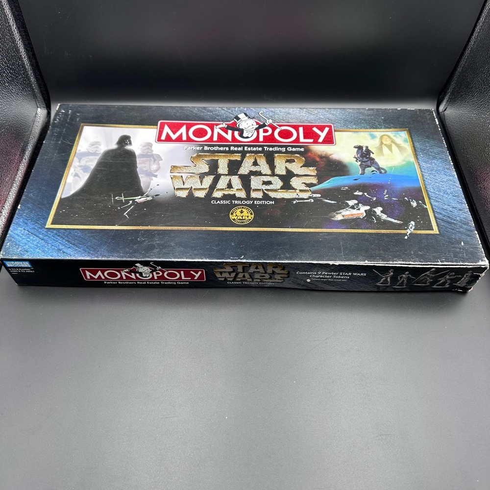 Star Wars Monopoly Classic Trilogy Edition 1997 20th Anniversary Board Game